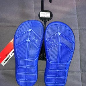 Under Armour adjustable slip on sandals